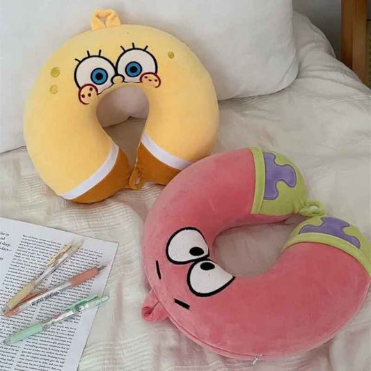 SPONGEBOB AND PATRICK NECK PILLOW